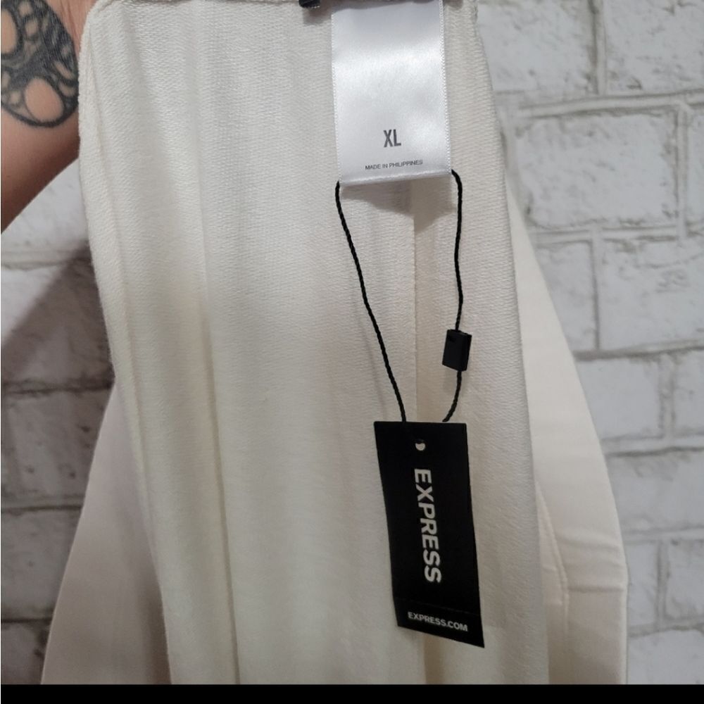NWT Express white comfy bottoms - Picture 6 of 8